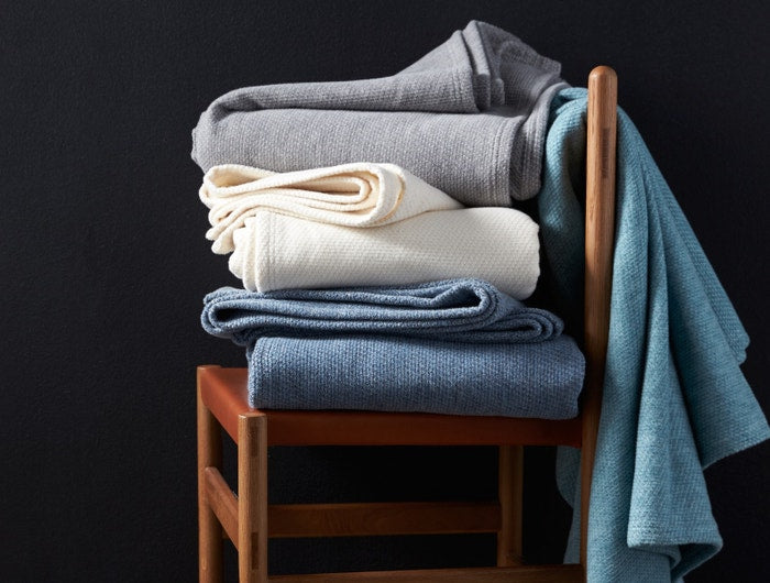 Coyuchi Sequoia Organic Cotton Wool Blanket